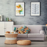 sofa szara nowoczesna